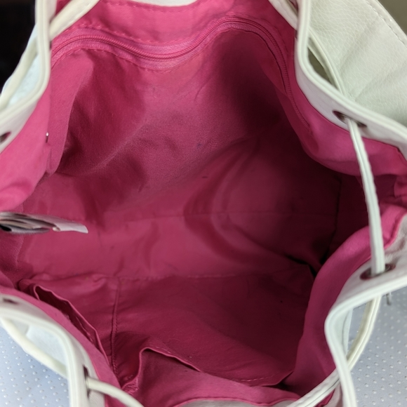 Disney World Minnie Mouse Tattoo Shoulder Bag Drawstring Vintage - Picture 7 of 8